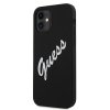 Guess GUHCP12SLSVSBW iPhone 12 mini5,4 czarno biały/black white hardcase Silicone Vintage
